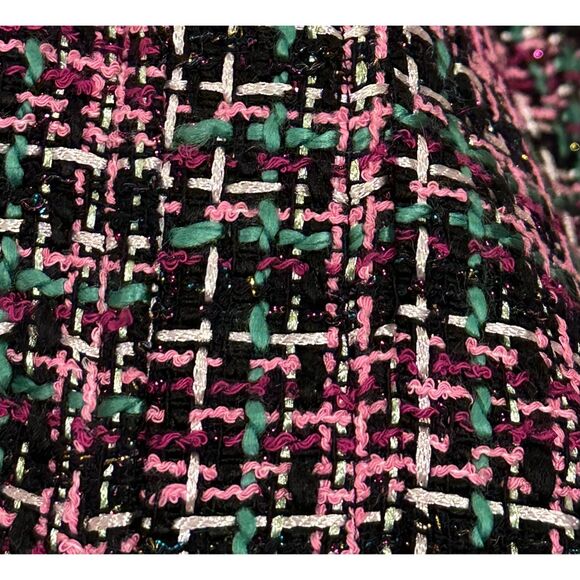 ZARA Textured Tweed Structured Corset Top - Picture 6 of 9
